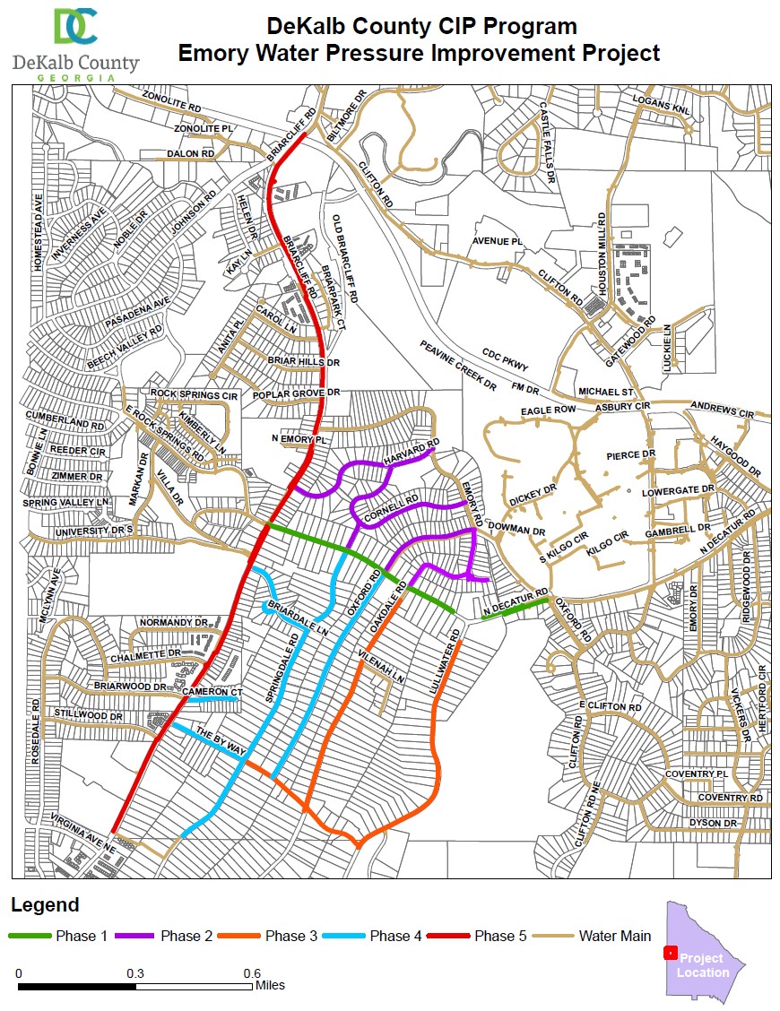Briarcliff Corridor Water Infrastructure Replacement Project Begins Sept. 22