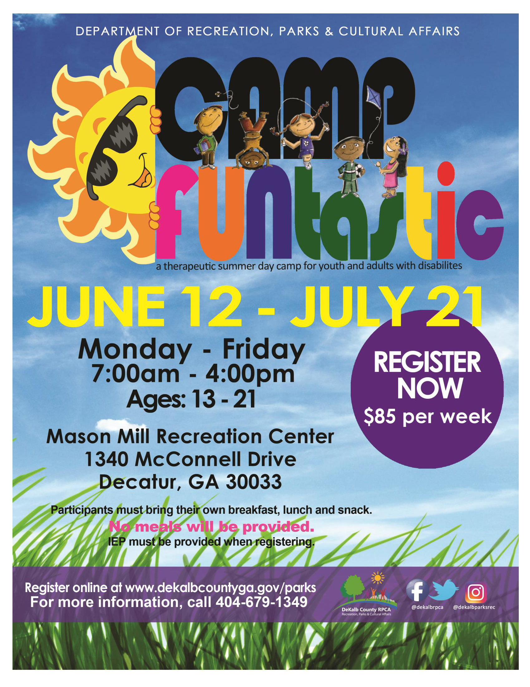 Funtastic Summer Camp DeKalb County GA