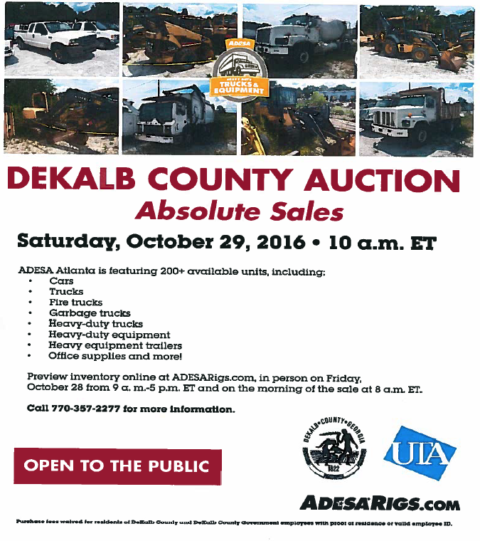 DeKalb County Auction DeKalb County GA