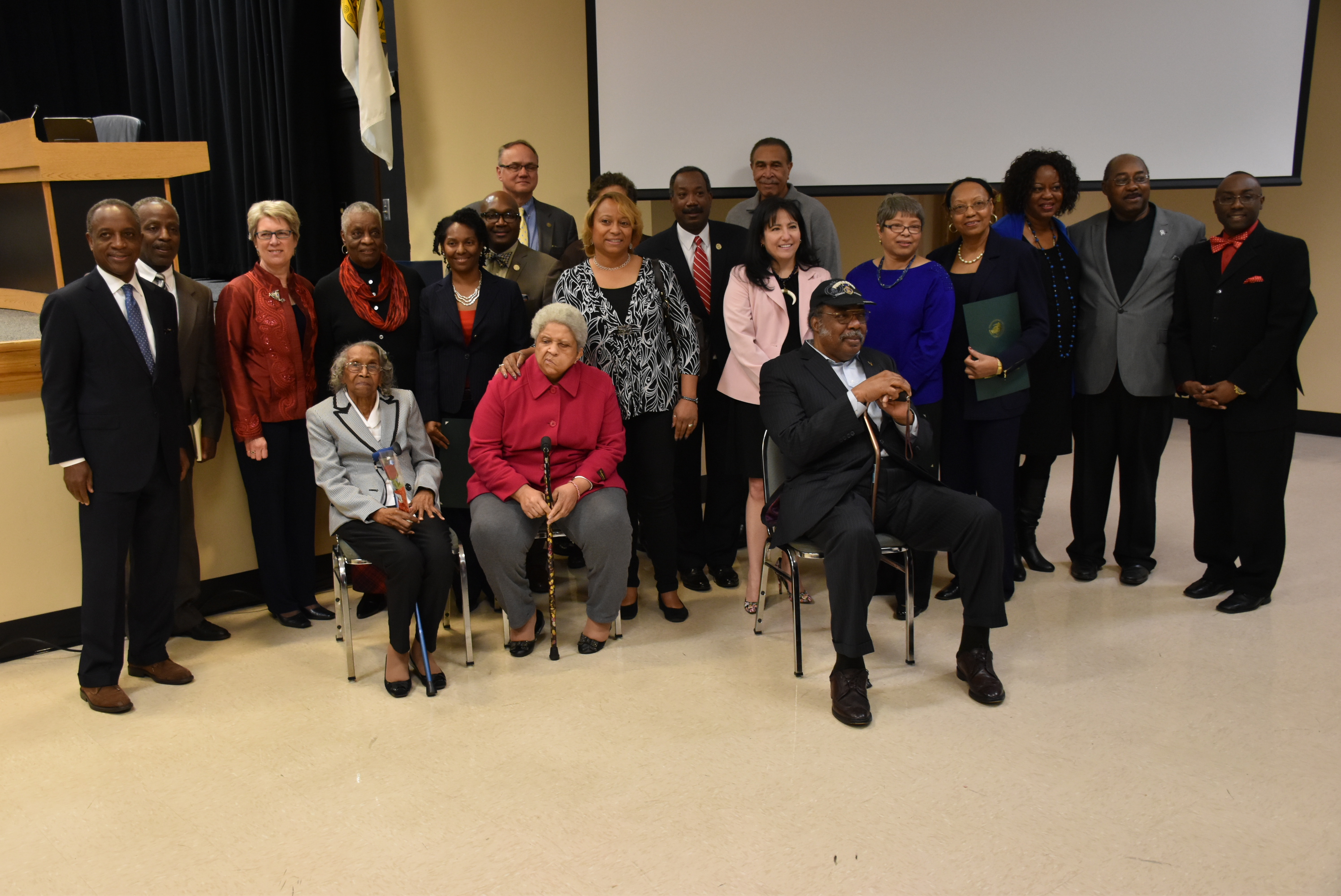 CEO, Commissioners Recognize History Makers