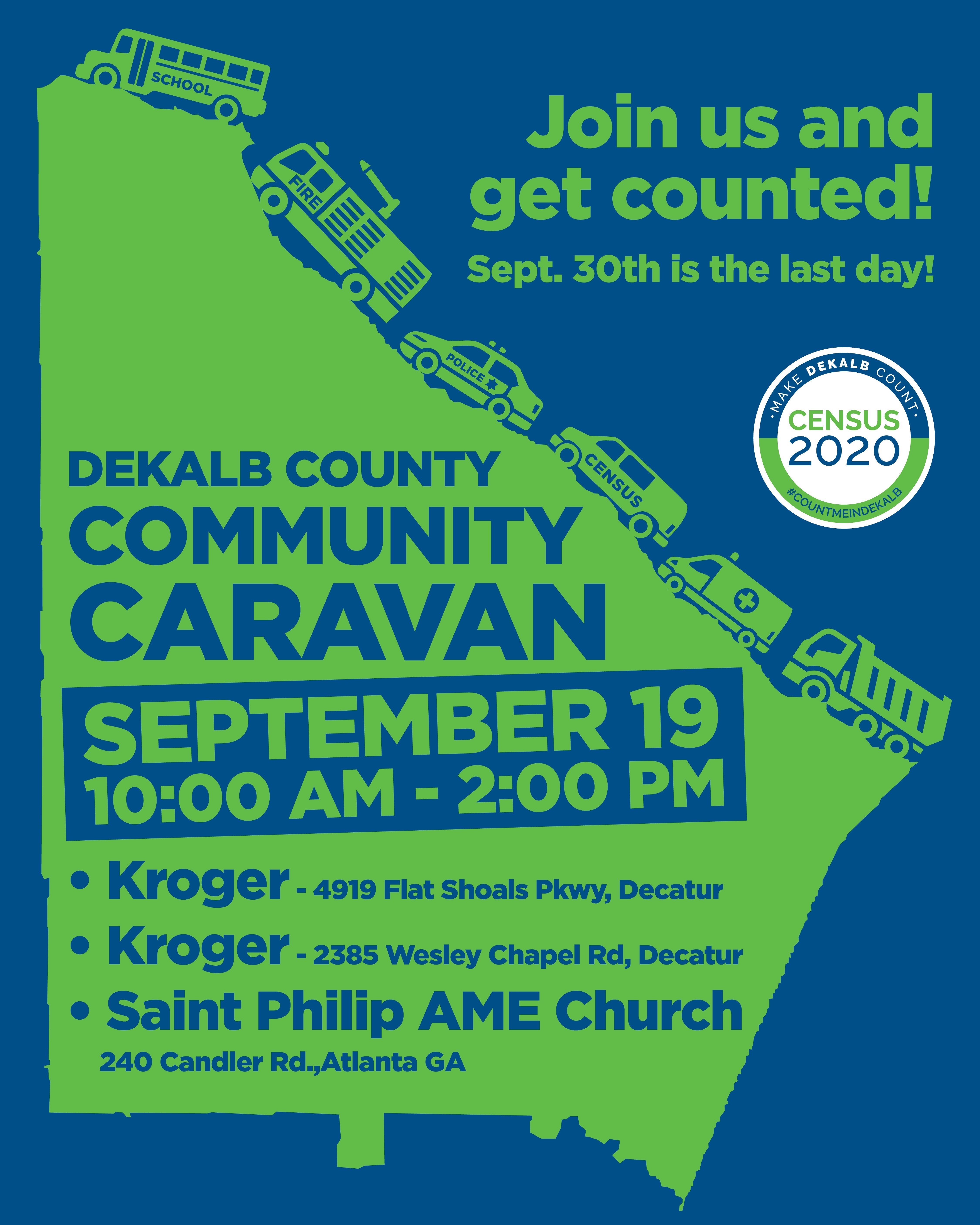 DeKalb census caravan