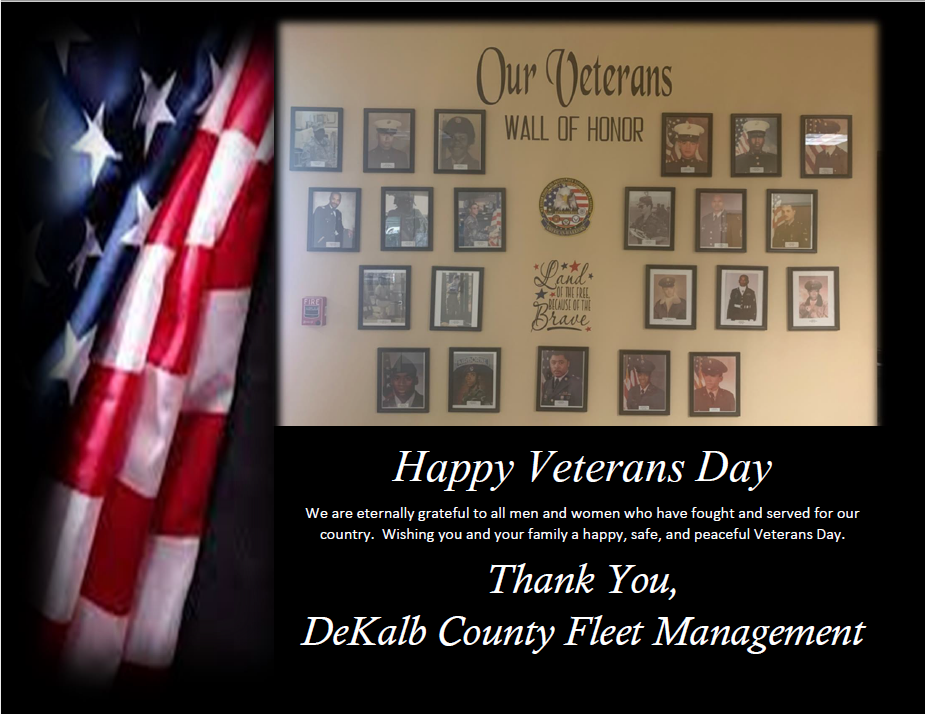 Fleet Management Recognizes Our Veterans