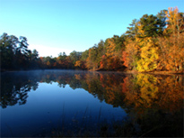 photo - lake at Arabia Mountain