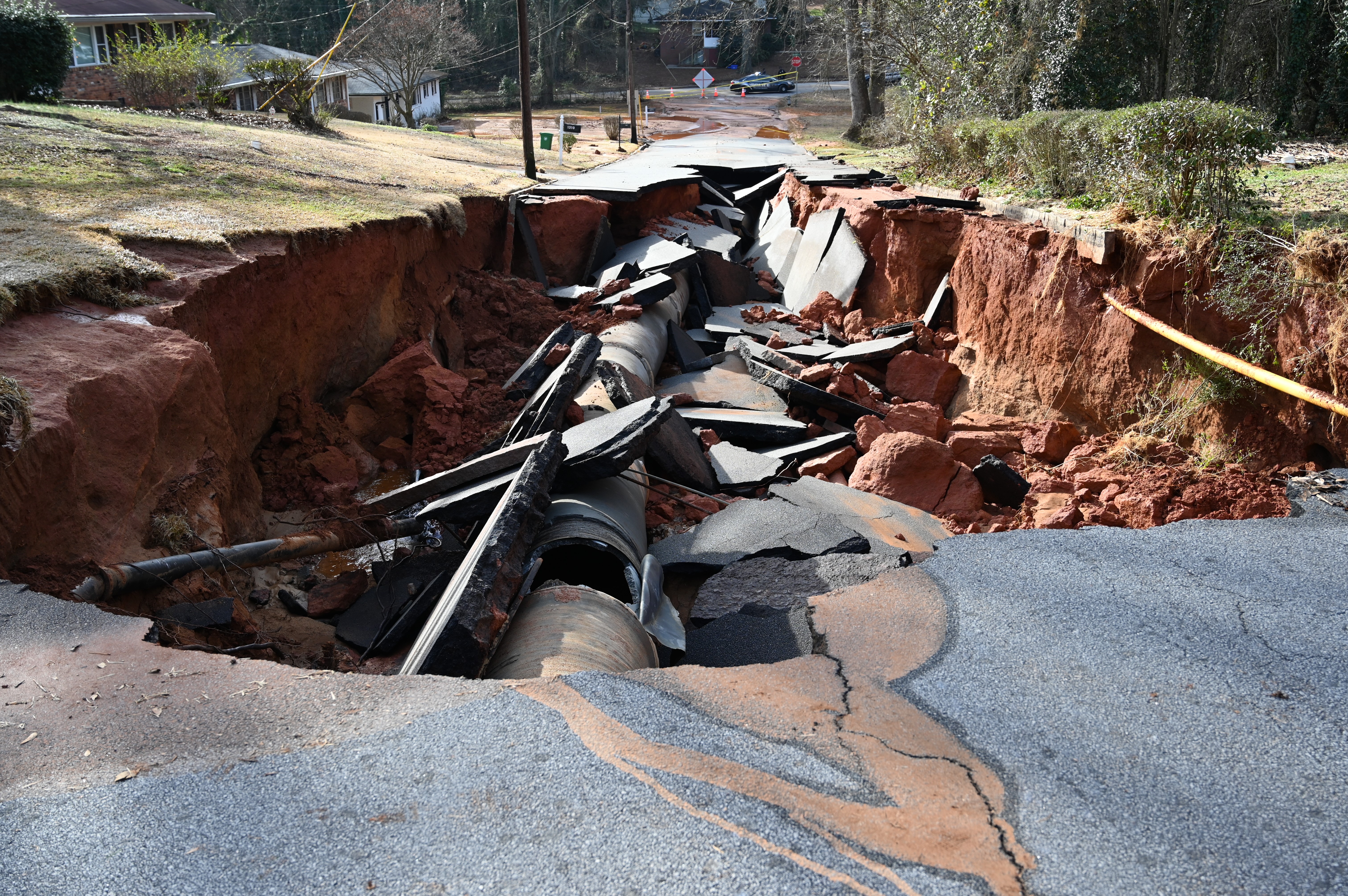 Celia Way water main break