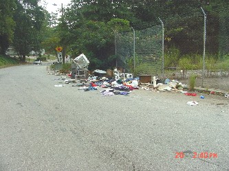 Illegal dumping.