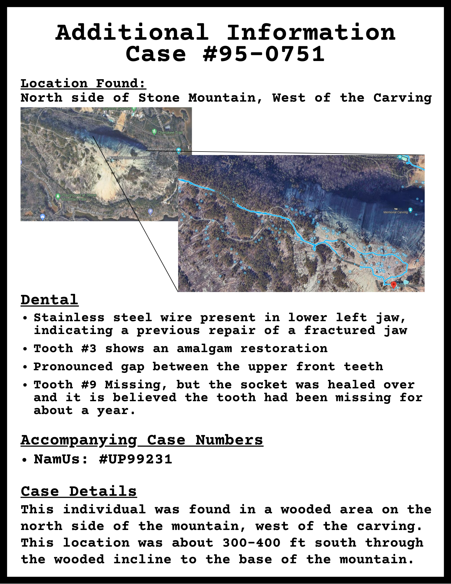 #95-0751 Additional Info