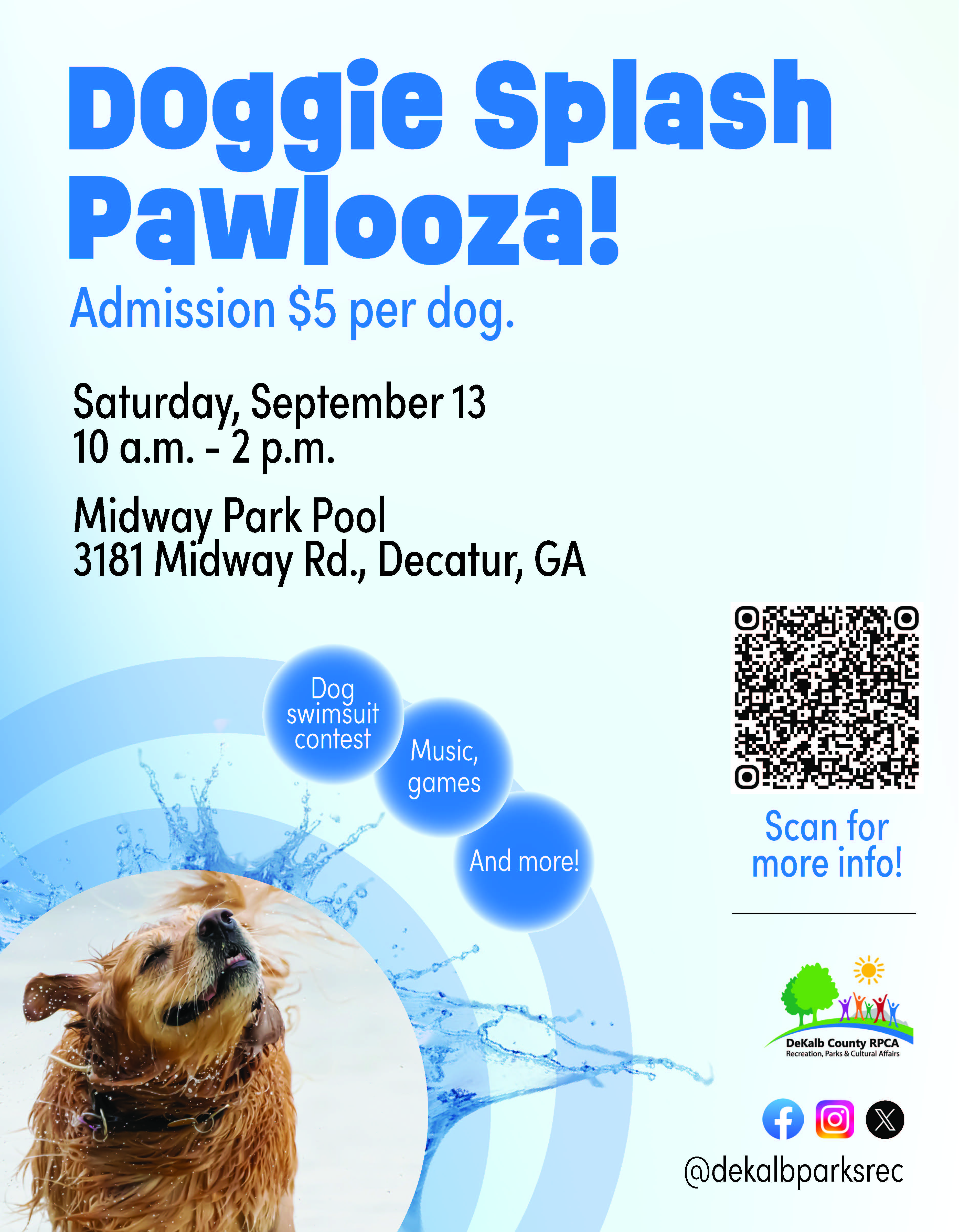 Doggie Splash Pawlooza Event