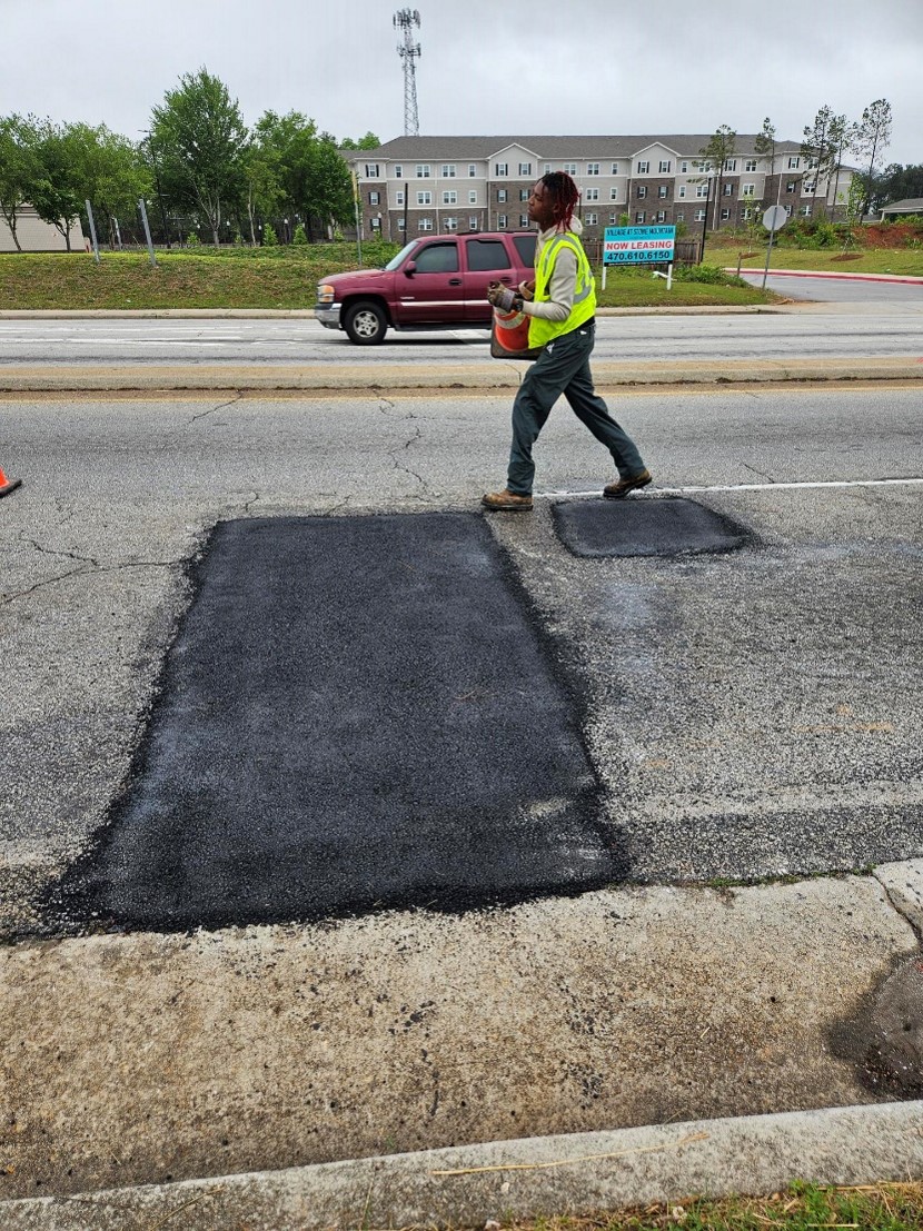 Patched Roadway