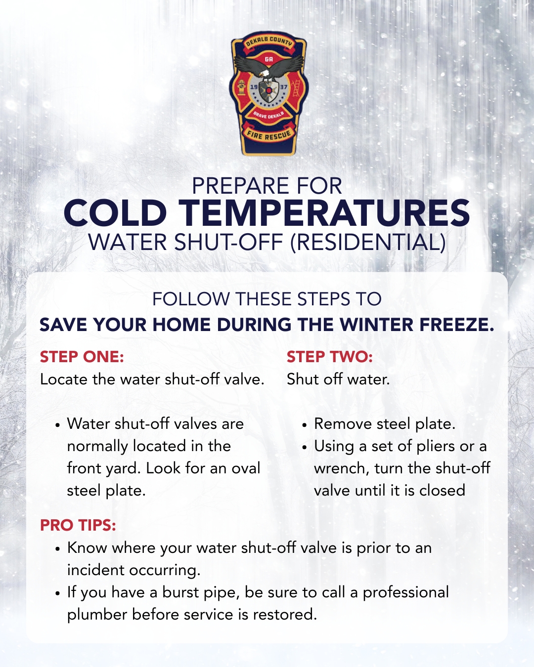 Water Shut Off Tips