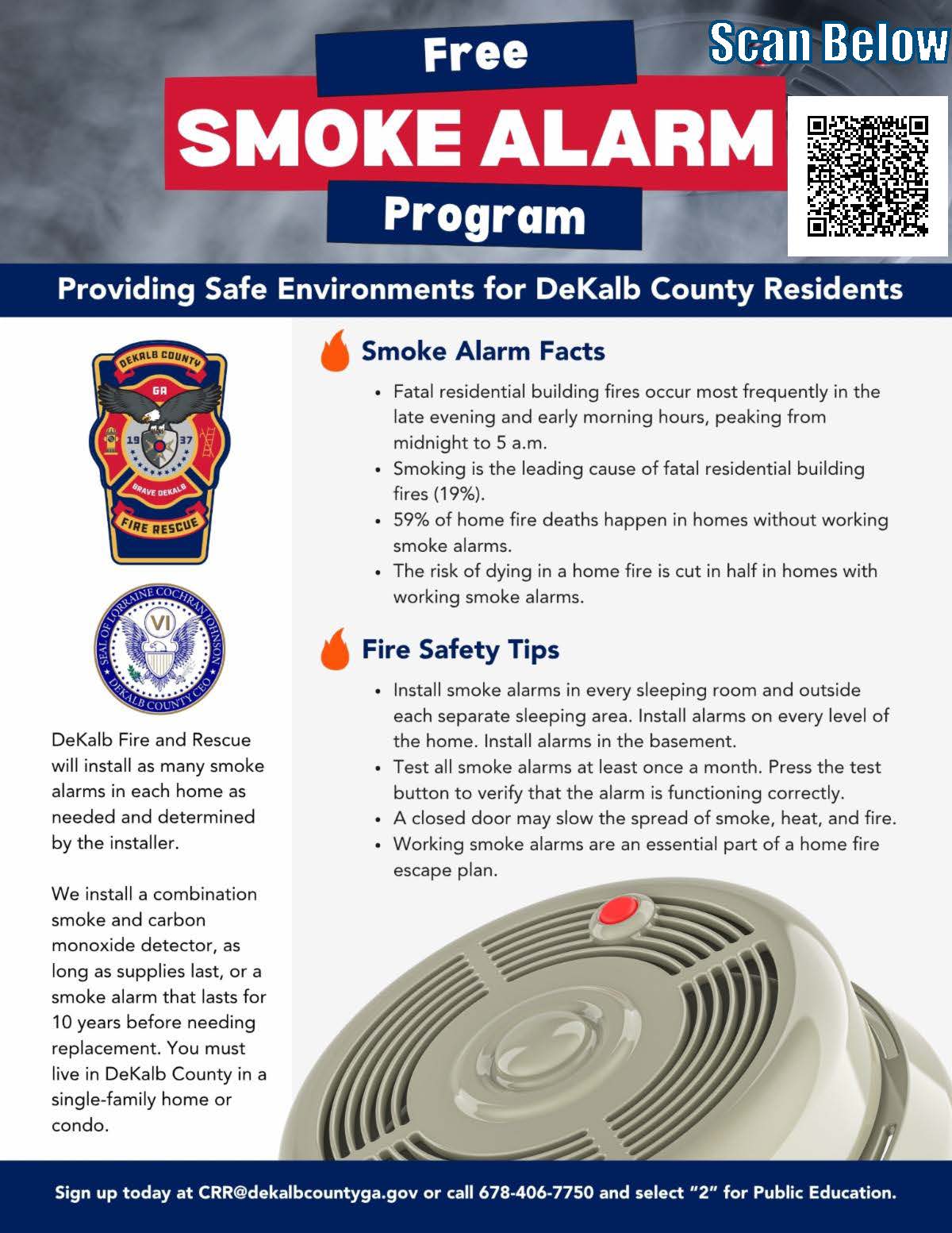 Smoke Alarm Flier