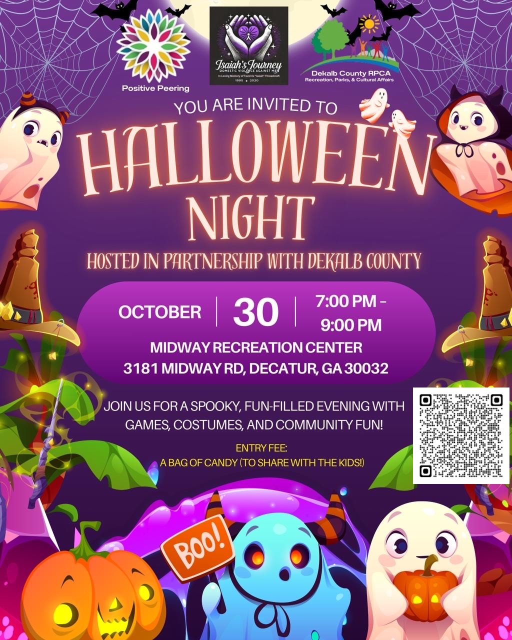 Fall Festival Flyer for Midway Recreation Center