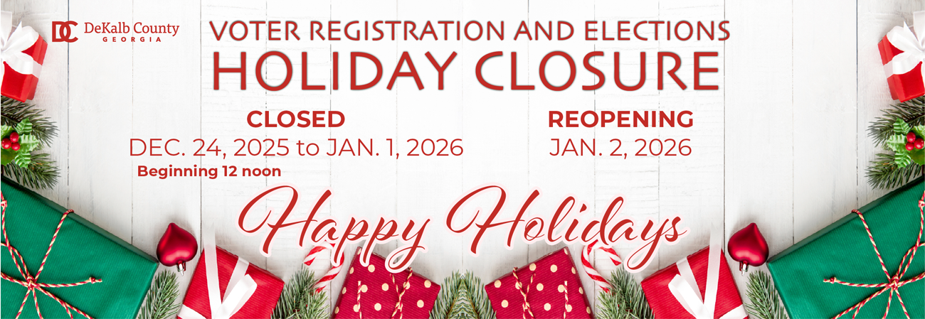 Closed for the holidays