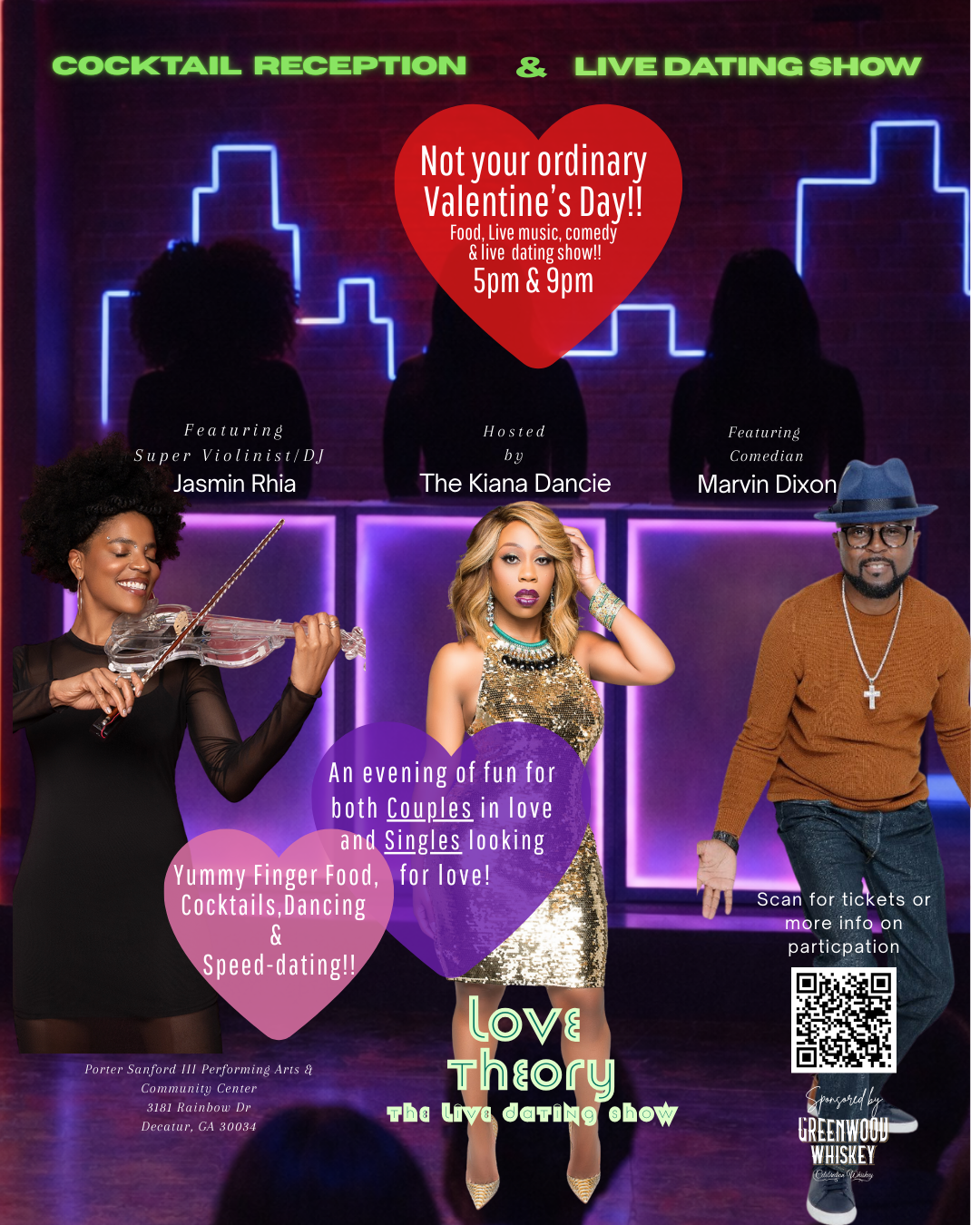 Live Dating Show Flyer