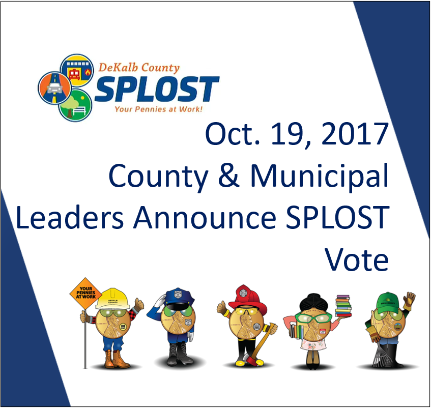 DeKalb SPLOST Vote Announcement