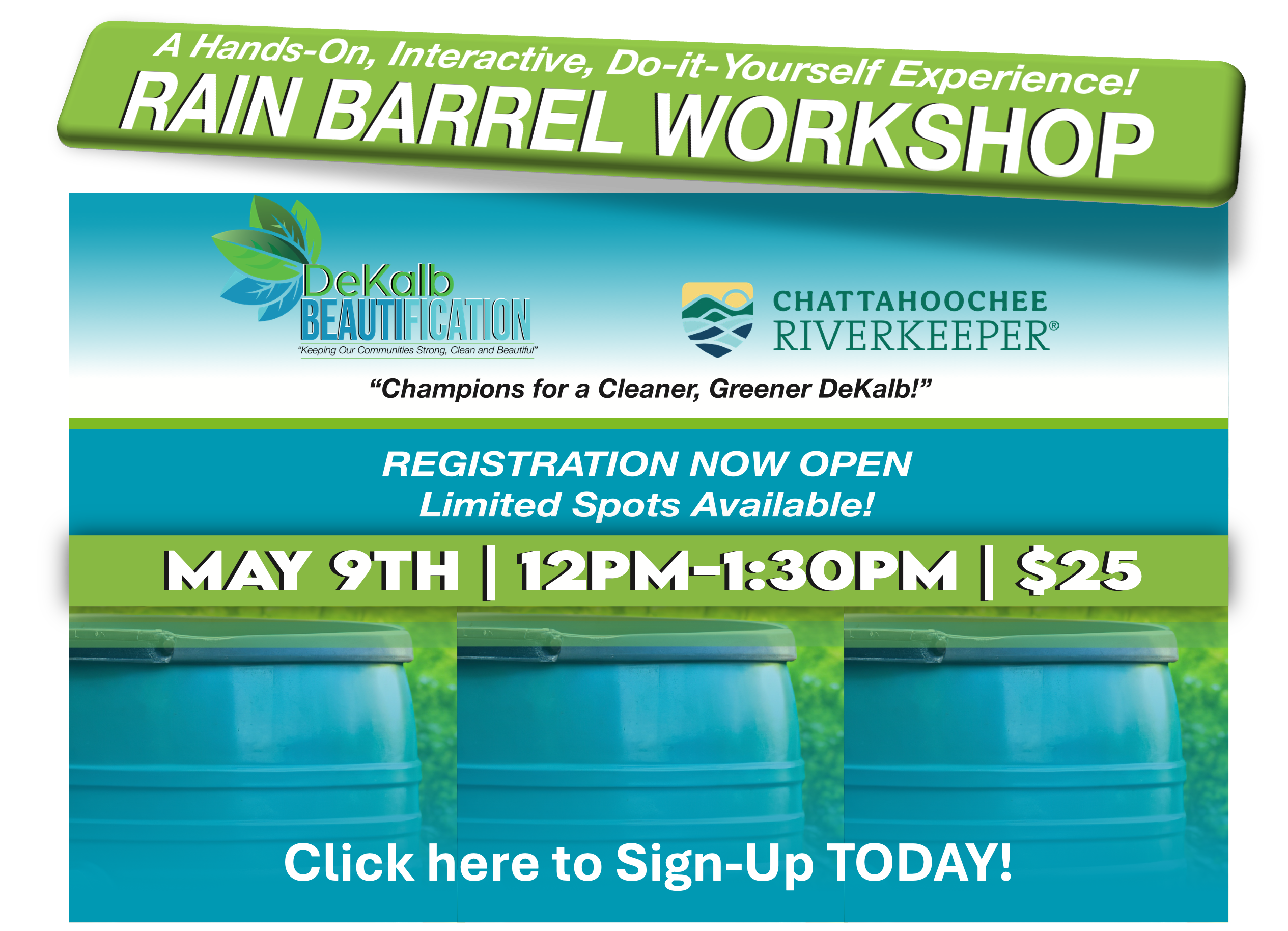 2025 Rain Barrel Workshop Registration
