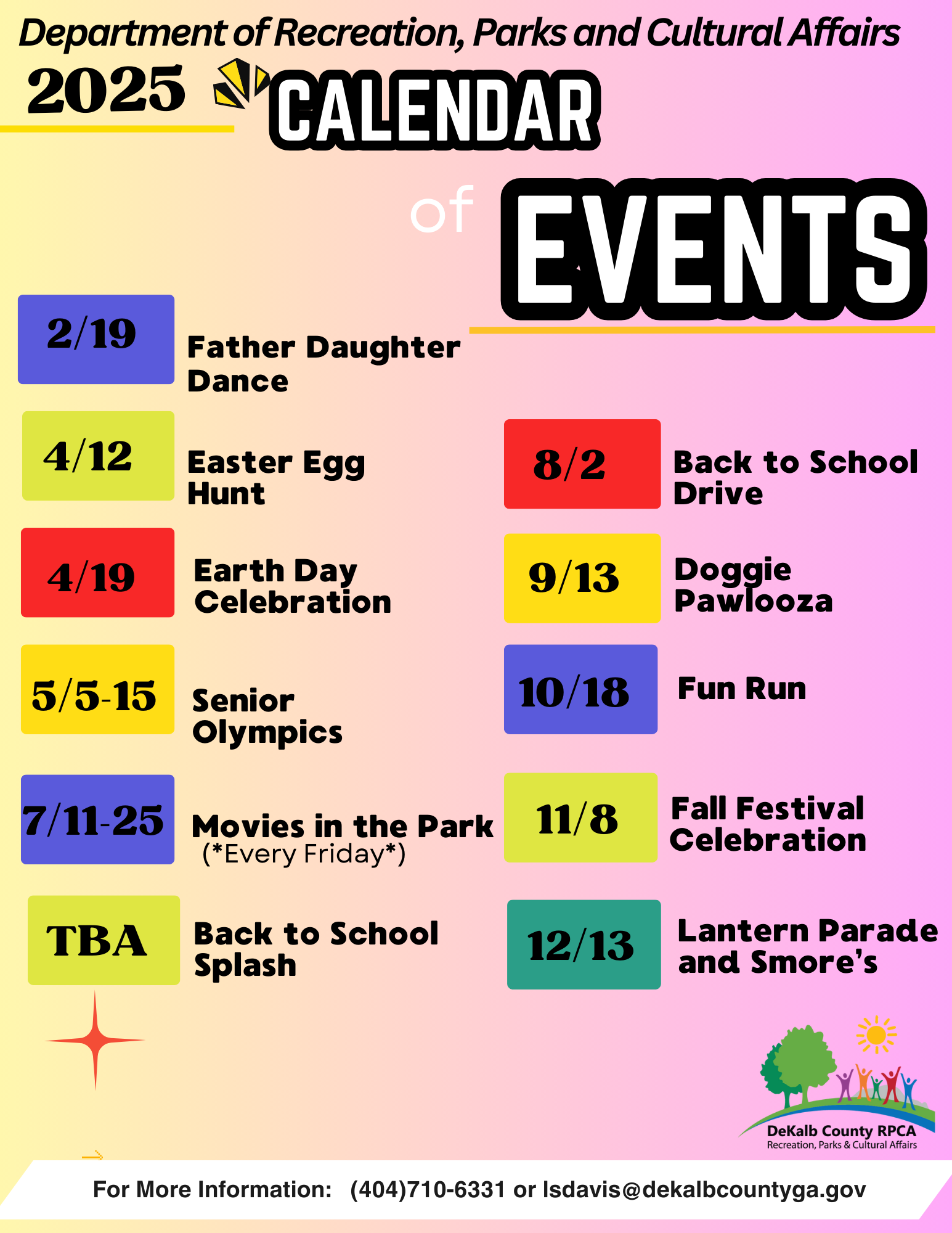 calendar events