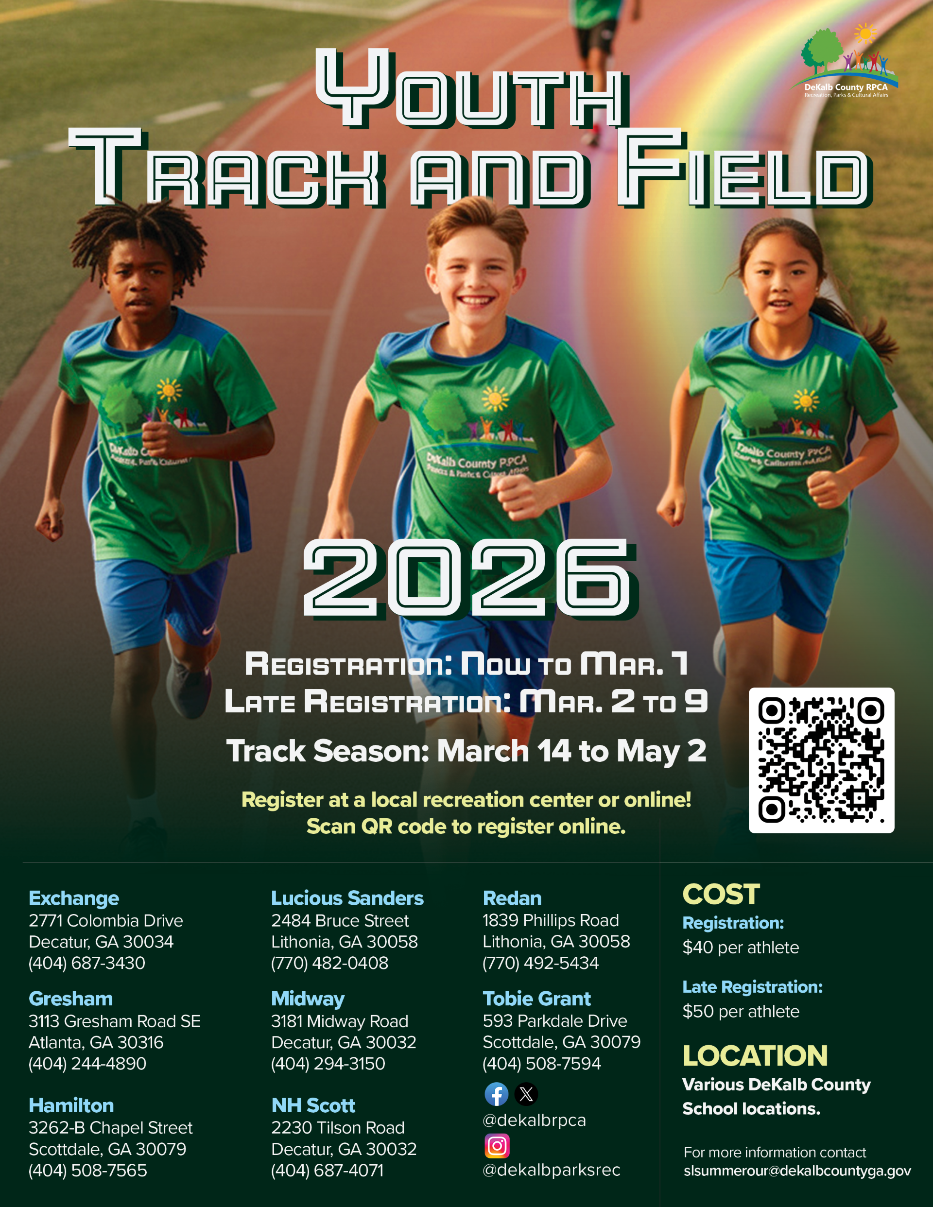 Track Program Flyer