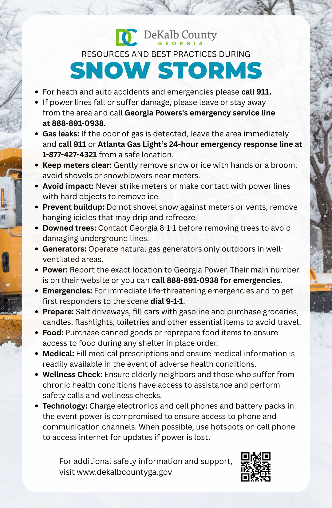 Winter Weather Flyer