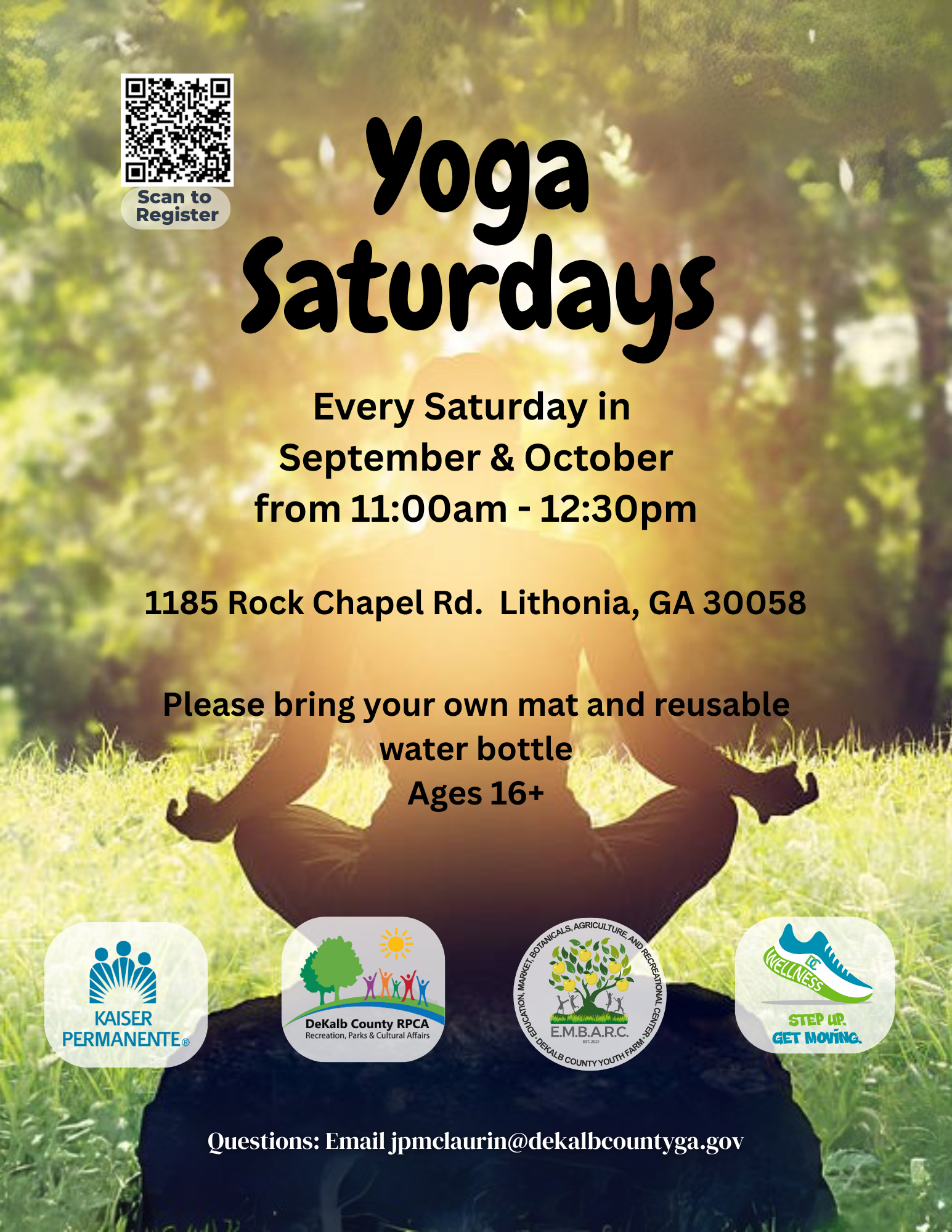 Yoga Program Flyer