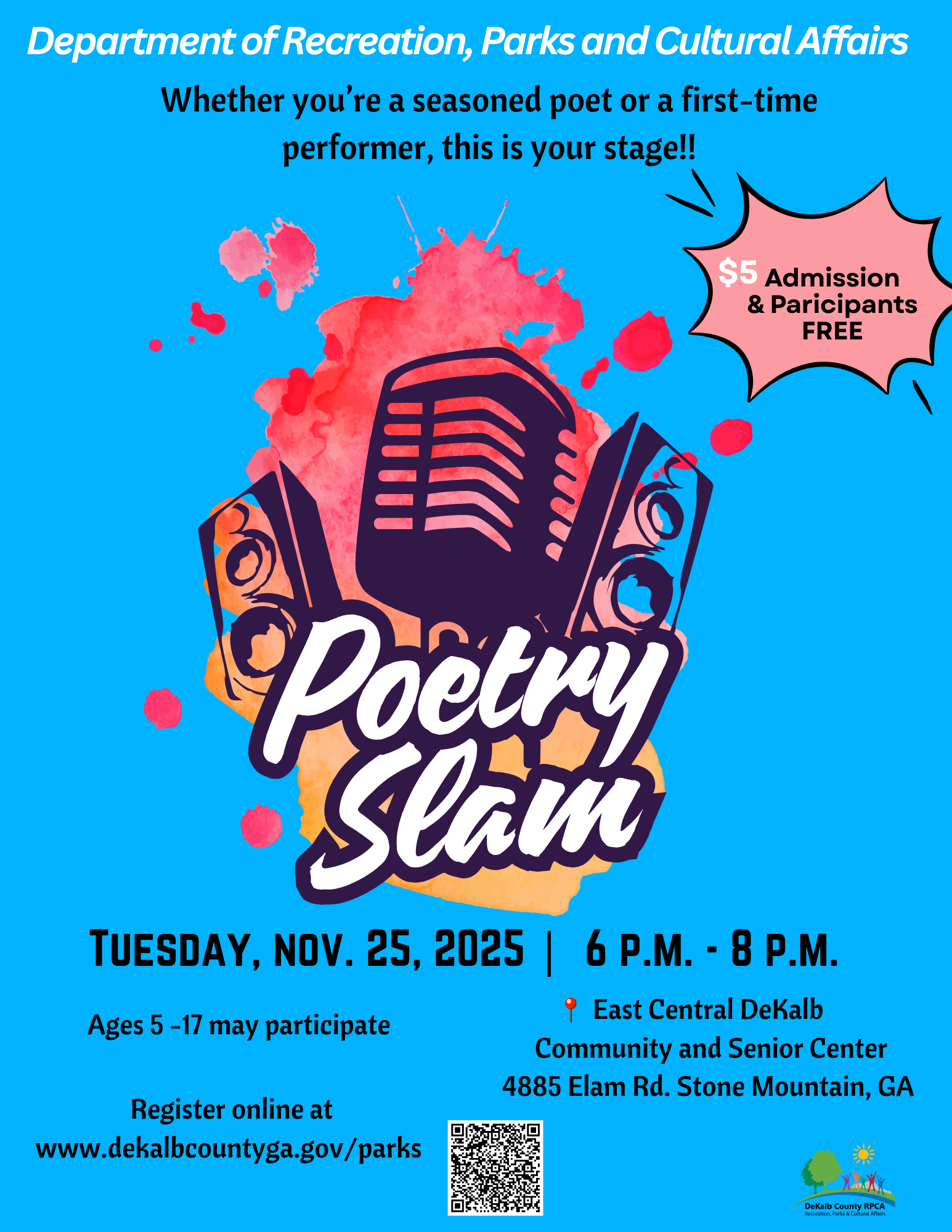 Poetry Slam Flyer
