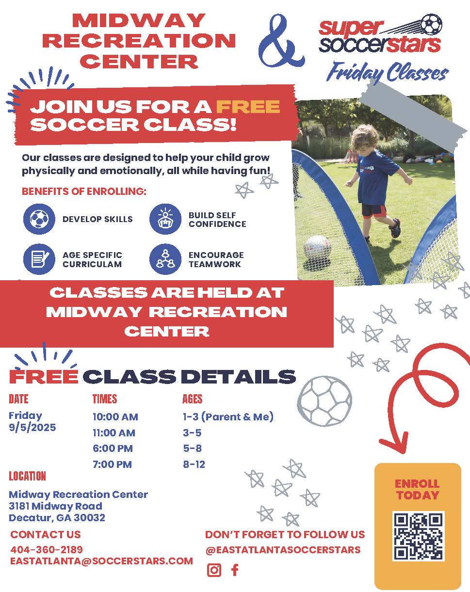 Midway Soccer Friday Classes Flyer