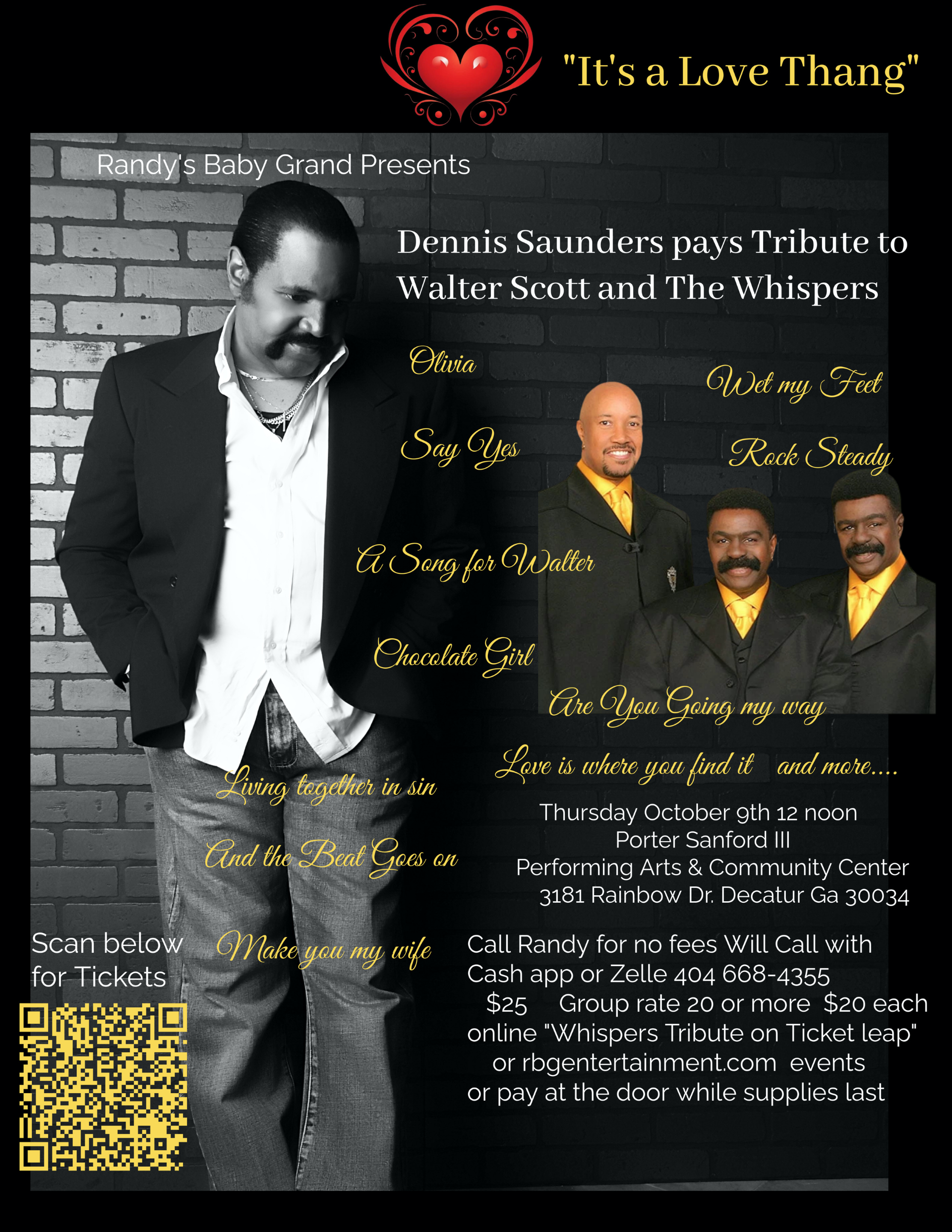 It's a Love Thang Production Flyer