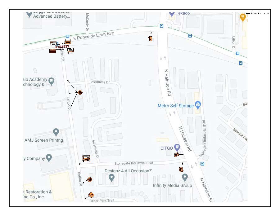 road closure graphic