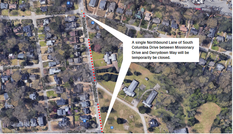 road closure graphic