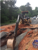 Crews have repaired a water main on Henderson Mill Road.