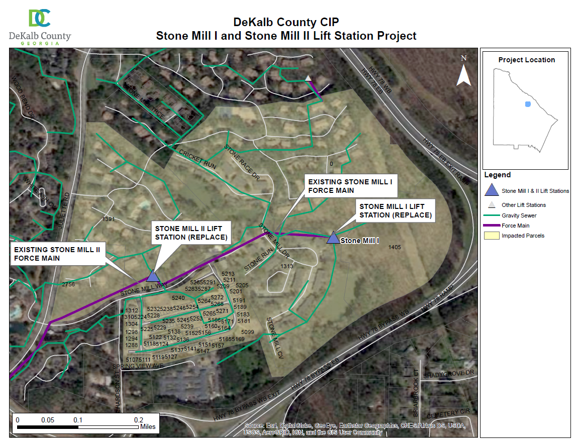 Stonemill I and Stonemill II Aerial Street View Map.PNG