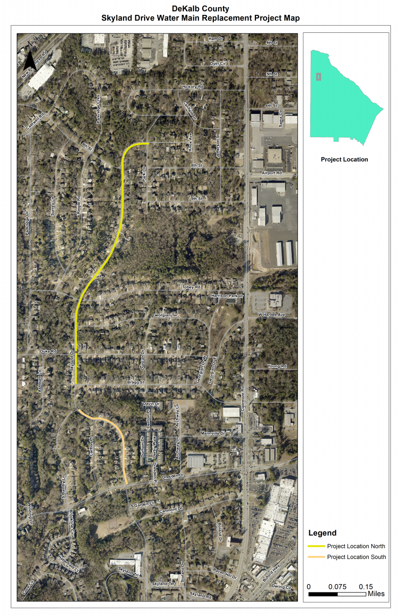 Skyland Drive Water Replacement Project aerial.png