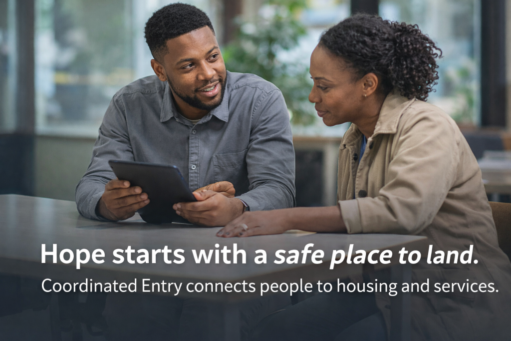 Coordinated Entry connecting residents to housing and services