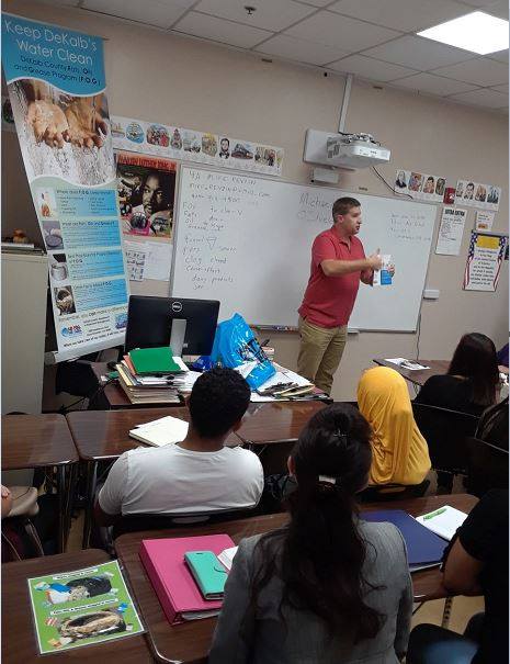 Michael Teaching Adopt-A-Stream