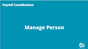Manage Person
