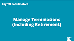 Manage Terminations