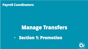 Manage Transfers