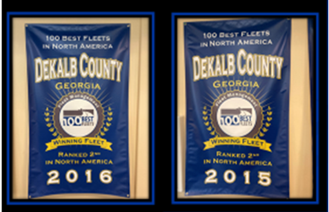 100 Best Fleets banner - Ranked 2nd in the Americas for both 2015 and 2016