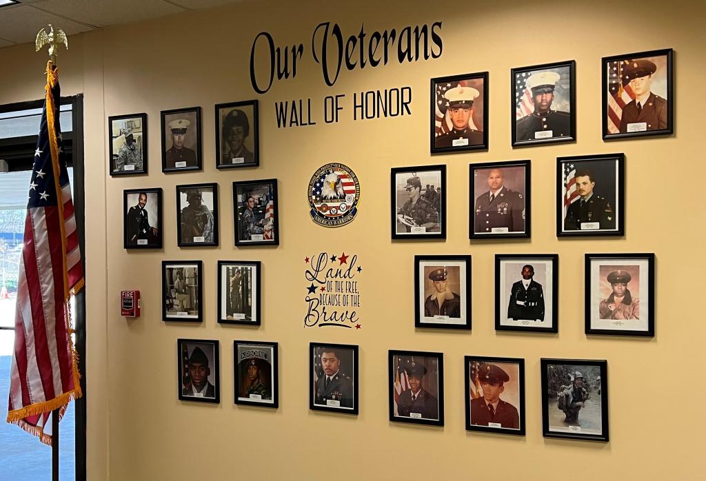 Our Veterans Wall of Honor - Land of the Free, Because of the Brave (photos of military veterans employed by Fleet)