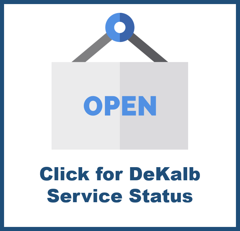 Click for DeKalb Service Status